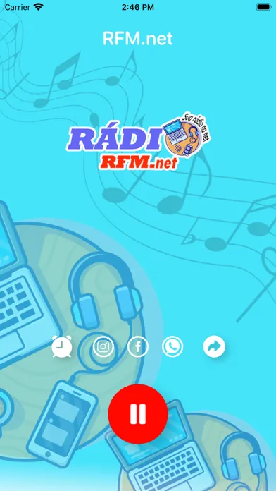 Captures d'écran de Rádio RFM.net