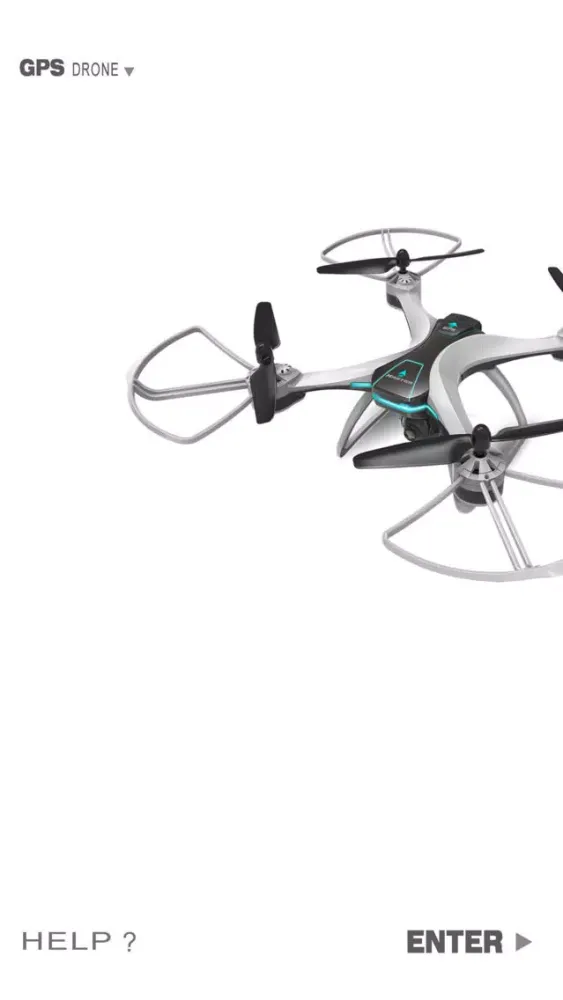 Tangkapan skrin Skydrones GPS Drone