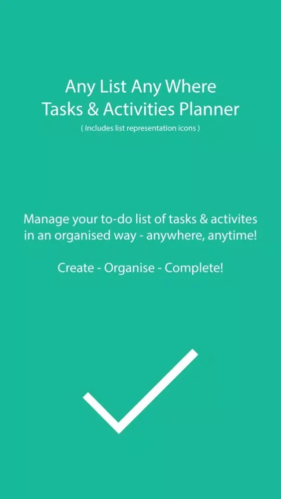 تصاویر Any List AnyWhere Tasks/Activities Planner/Manager