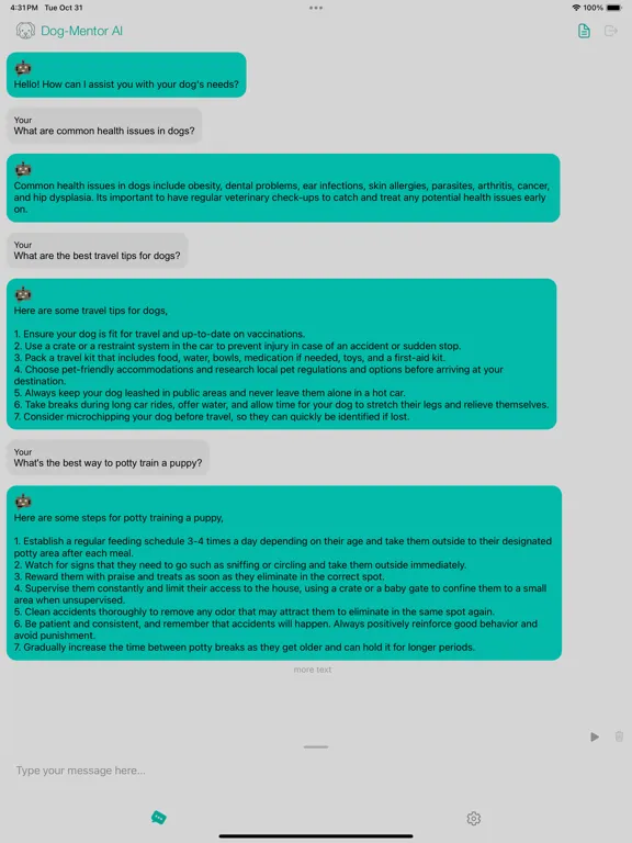 DogMentor iPad 應用截圖
