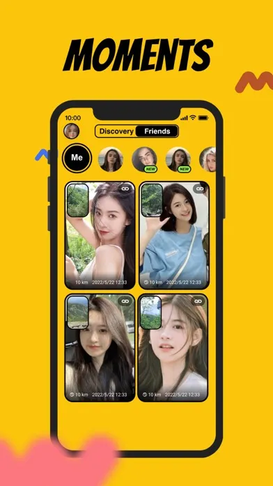 ภาพหน้าจอของ Moments - Meet Real Moment