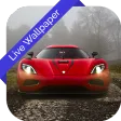 3D Red Magic Car Cube LWP