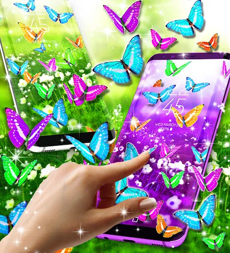 Butterflies live wallpaper Screenshots