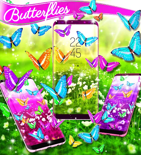 Butterflies live wallpaper Screenshots