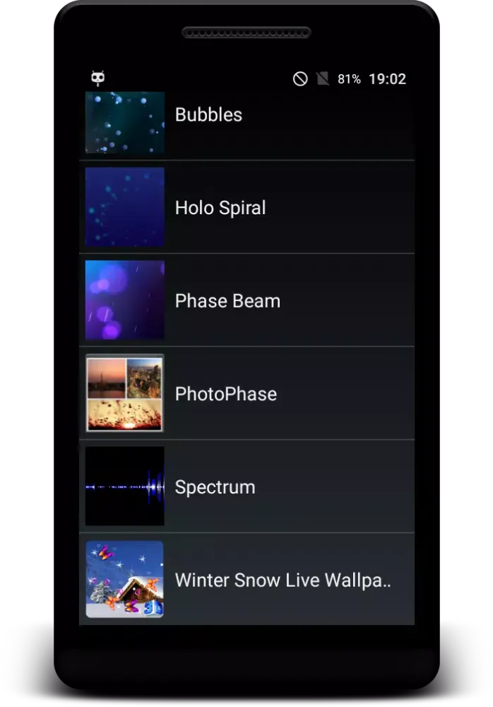 Tangkapan layar Winter Live Wallpaper