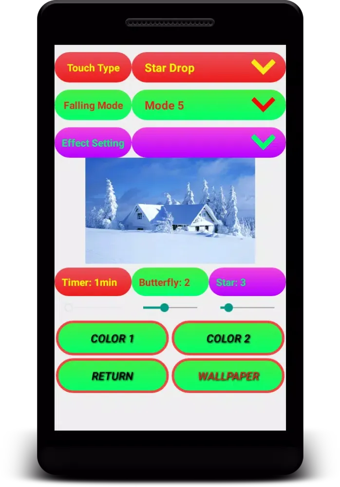 Tangkapan layar Winter Live Wallpaper
