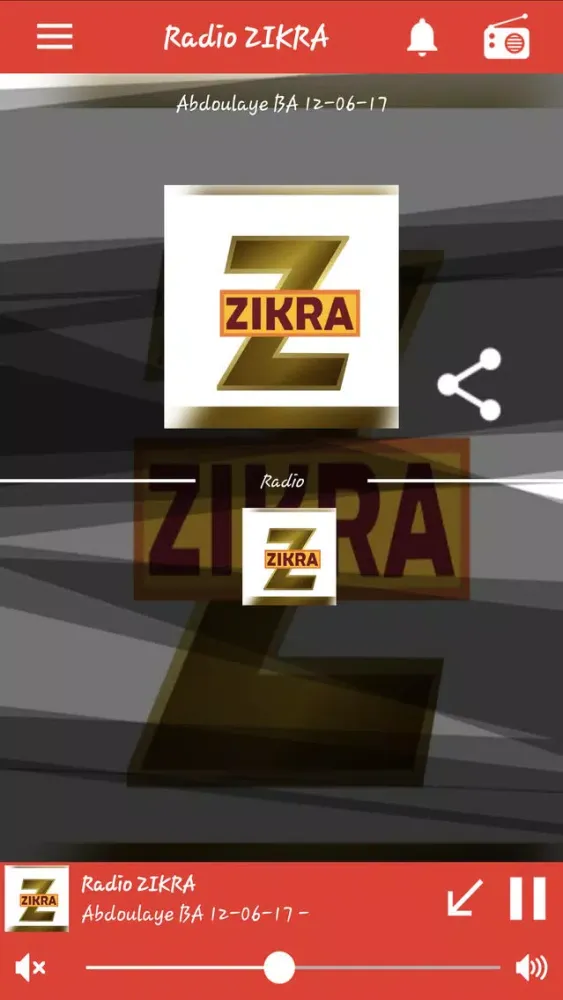 Capturas de tela do Radio ZIKRA