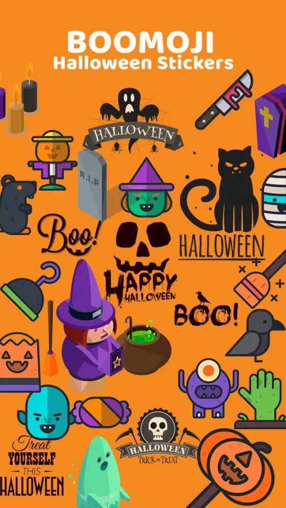 BooMoji - Halloween Stickers应用截图