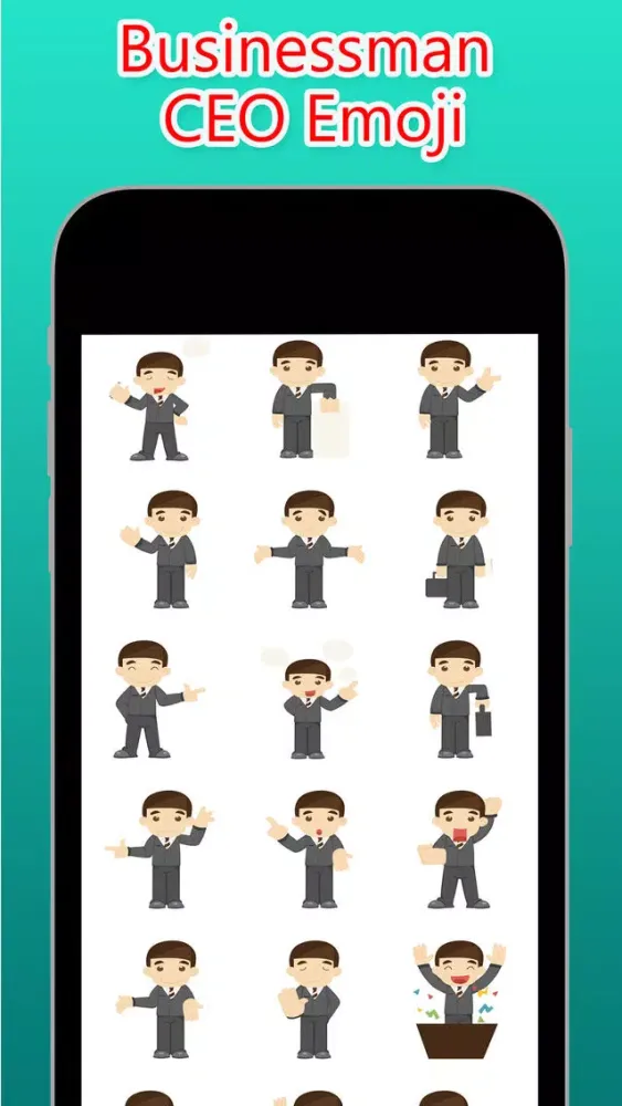 Capturas de tela do Businessman CEO Emoji