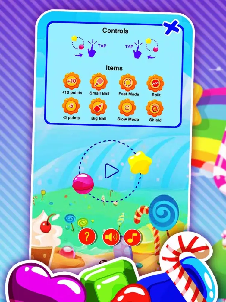 Ảnh chụp màn hình của Candy Popping Star - Fall Mania iPad 