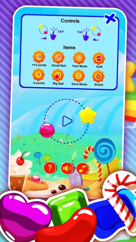 Ảnh chụp màn hình của Candy Popping Star - Fall Mania