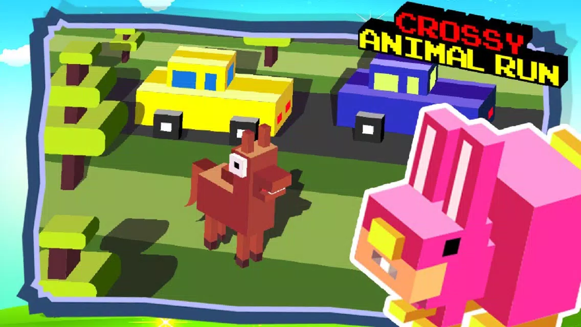 Capturas de pantalla de Crossy Animal Run - Infinite Arcade Game