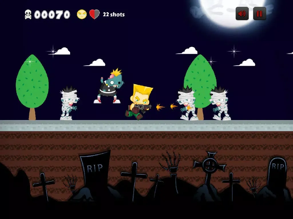 Fighter King VS Hungry Zombie - Action Shoot Game iPad  Ekran Görüntüleri