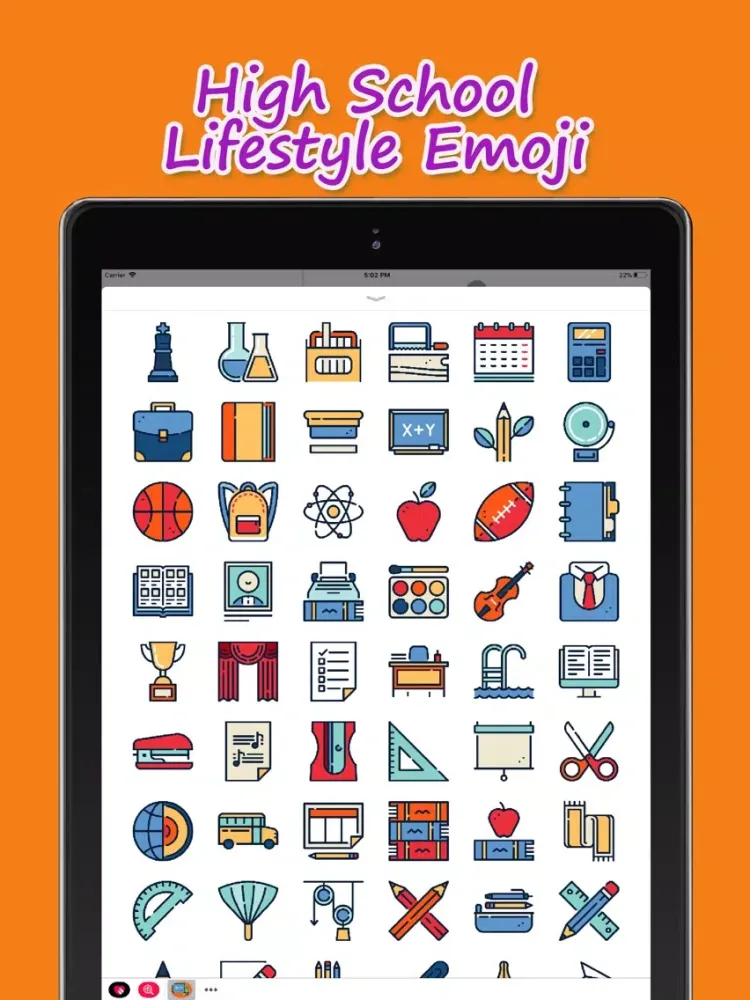 تصاویر High School Lifestyle Emoji iPad 