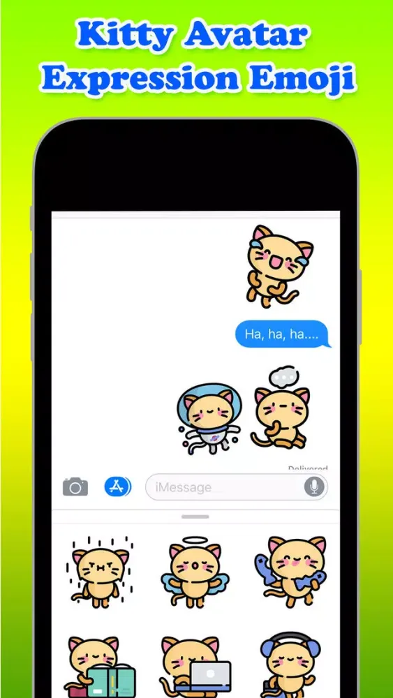 Kitty Avatar Expression Emoji 스크린샷