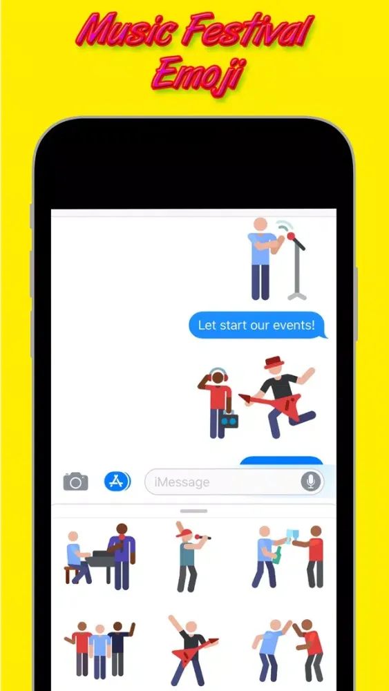 Music Festival Emoji Ekran Görüntüleri