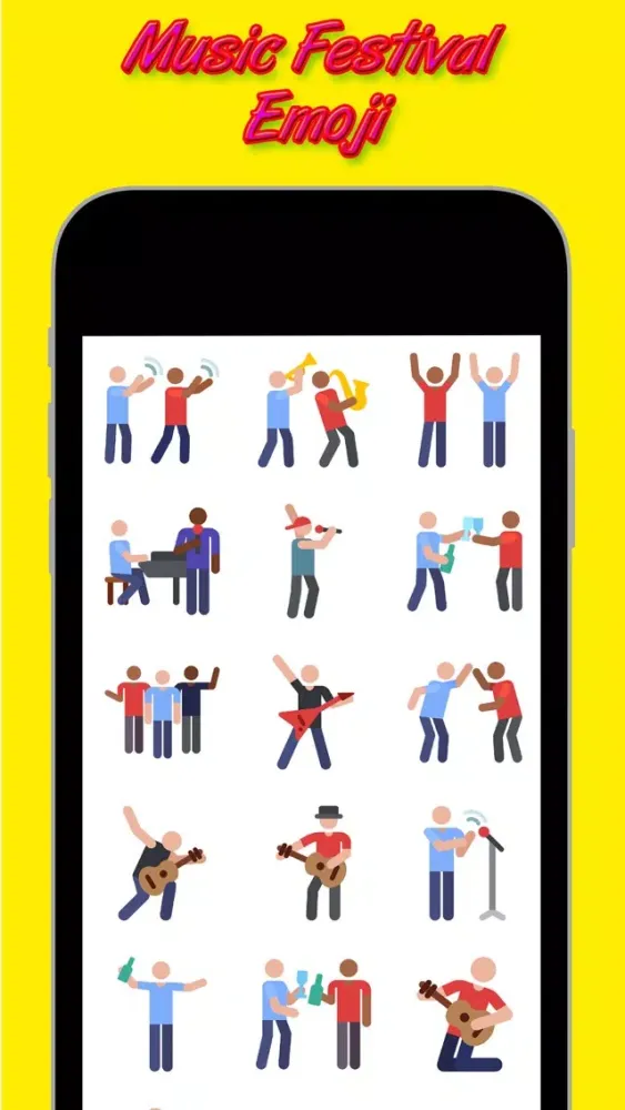 Music Festival Emoji Ekran Görüntüleri