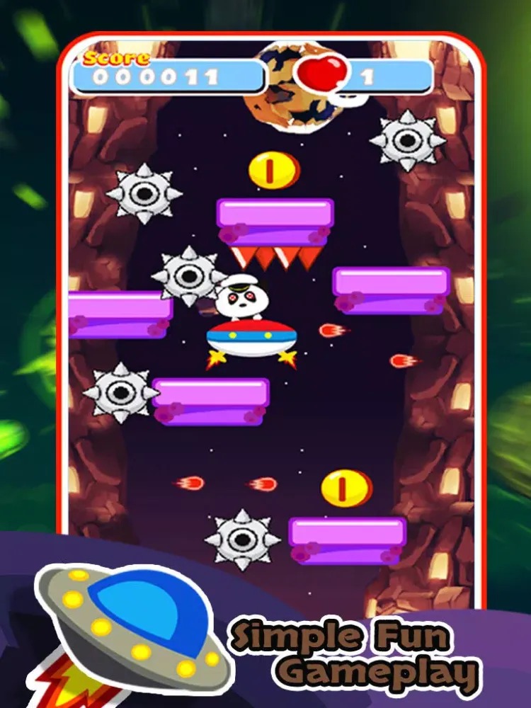 Panda's Flying Saucer iPad 应用截图