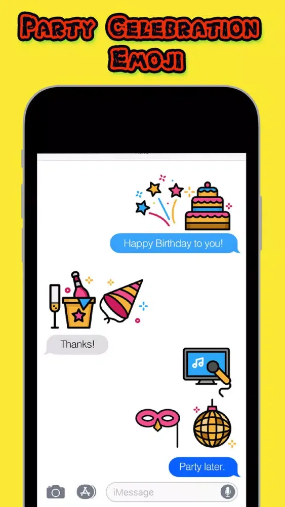 Скриншоты Party Celebration Emoji