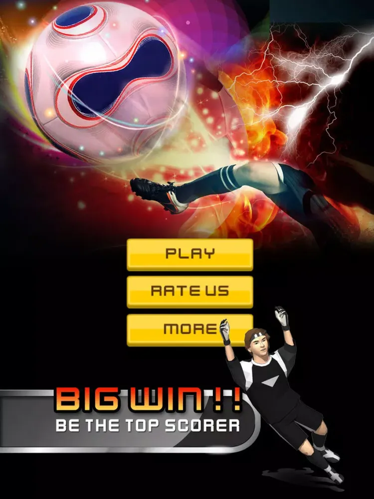 Ảnh chụp màn hình của Penalty Kick Hero - Euro Cup 2016 Edition iPad 