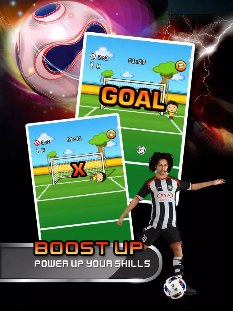 Ảnh chụp màn hình của Penalty Kick Hero - Euro Cup 2016 Edition iPad 