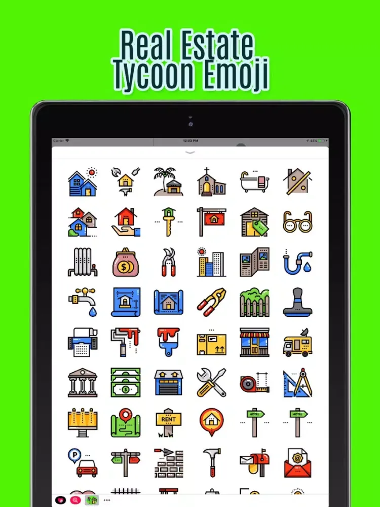 Real Assets Tycoon Emoji iPad  스크린샷