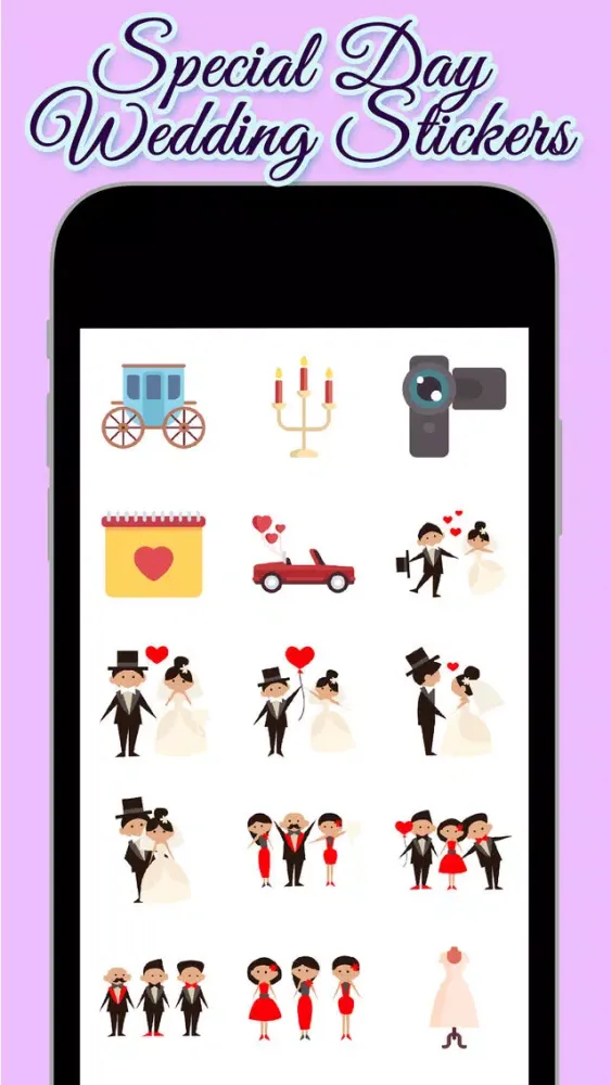 Special Day: Wedding Stickers Screenshots