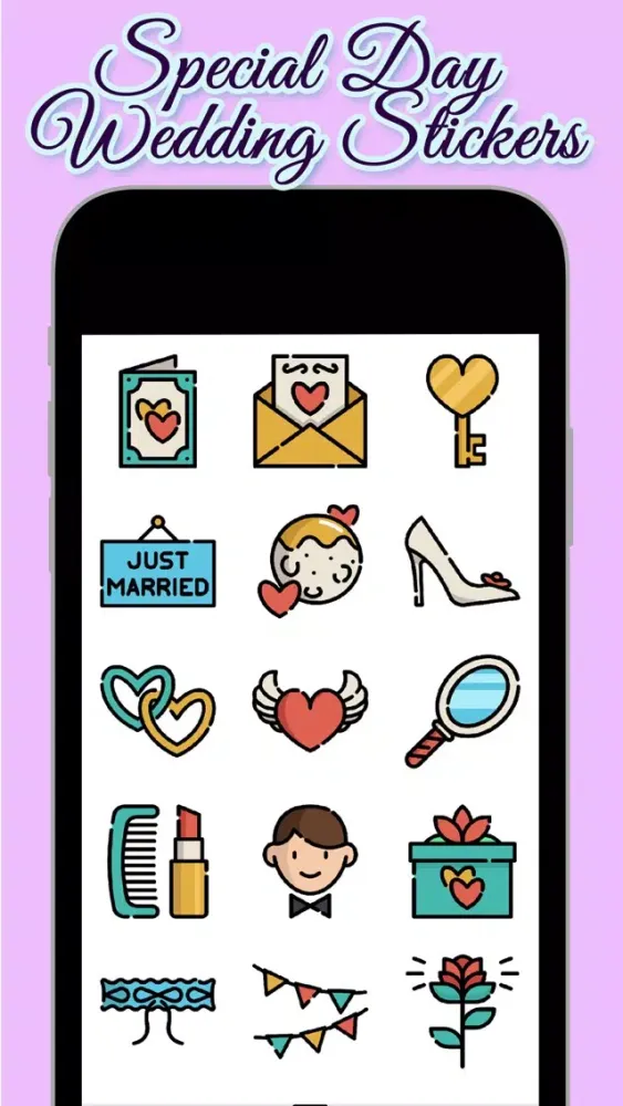 Special Day: Wedding Stickers Screenshots