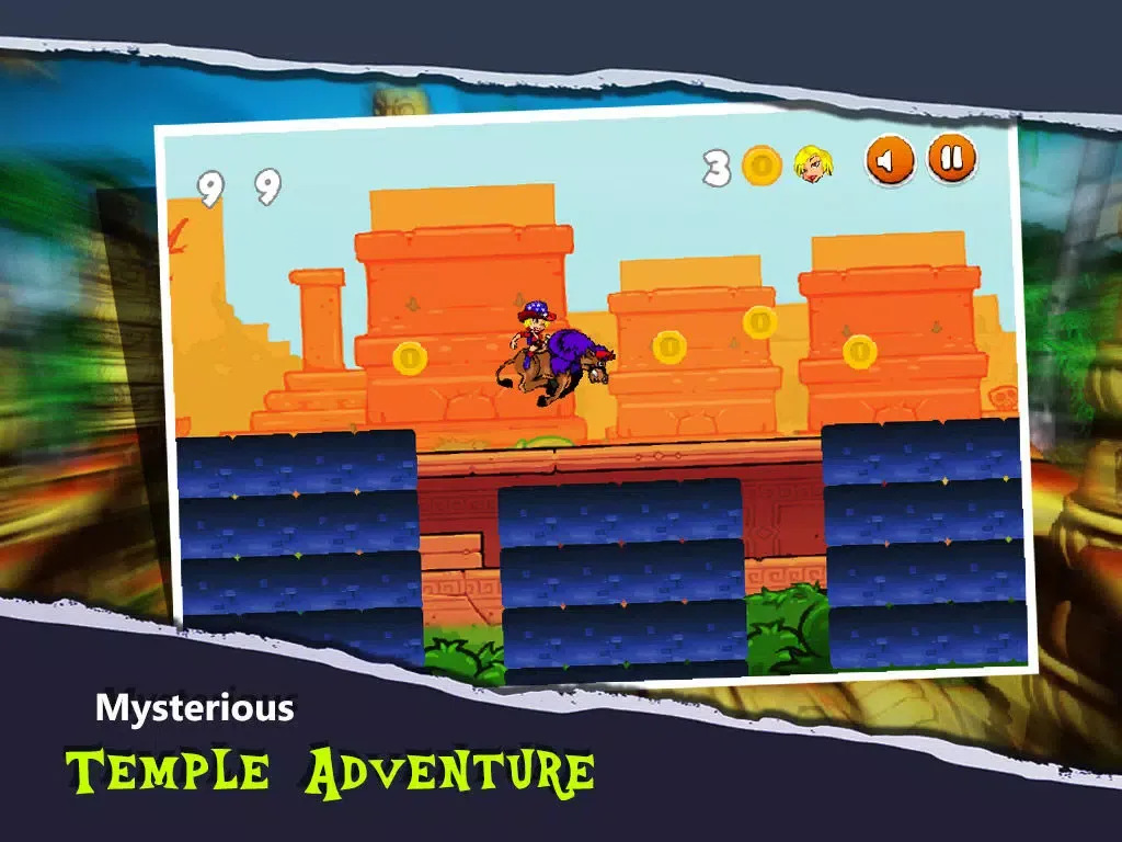 ภาพหน้าจอของ Temple Adventure : Girl Bull Run iPad 