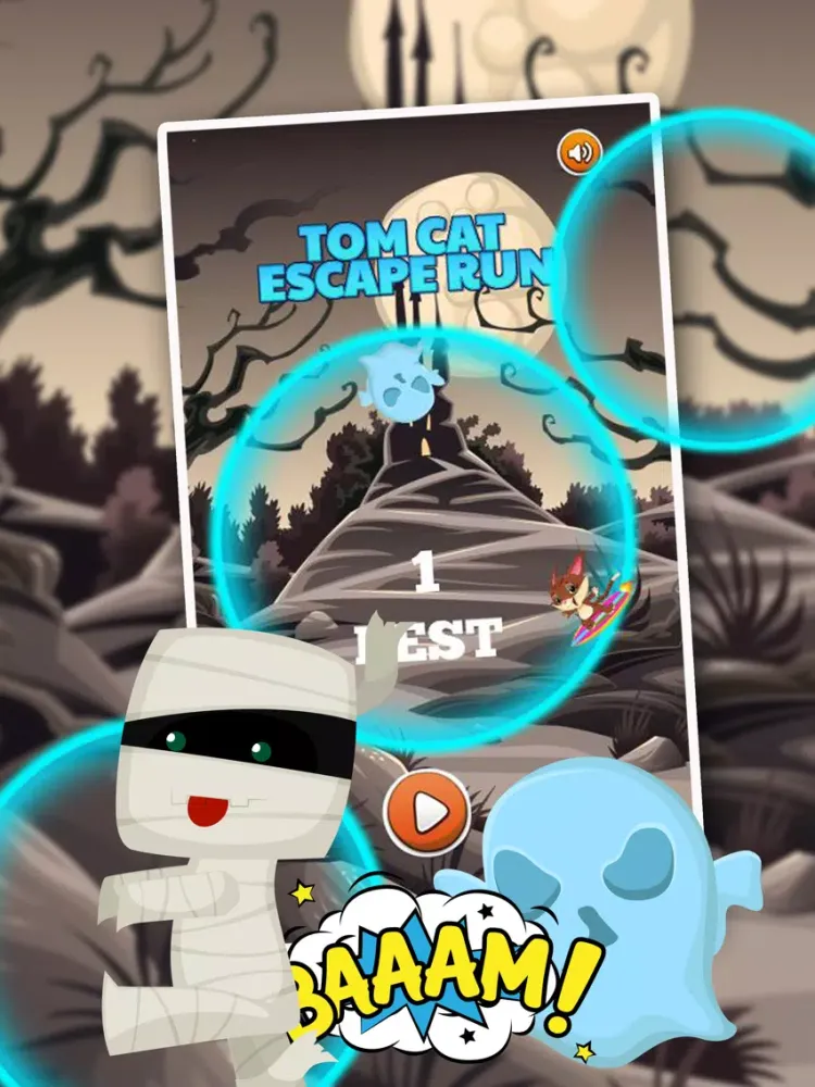 Tom Cat Escape Run iPad 應用截圖