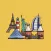 World Monuments Stickers