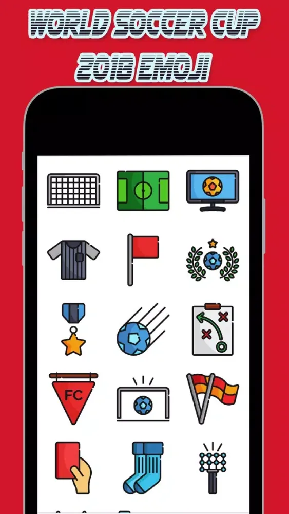 Screenshot di World Soccer Cup 2018 Emoji