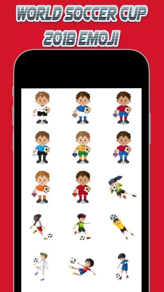Screenshot di World Soccer Cup 2018 Emoji