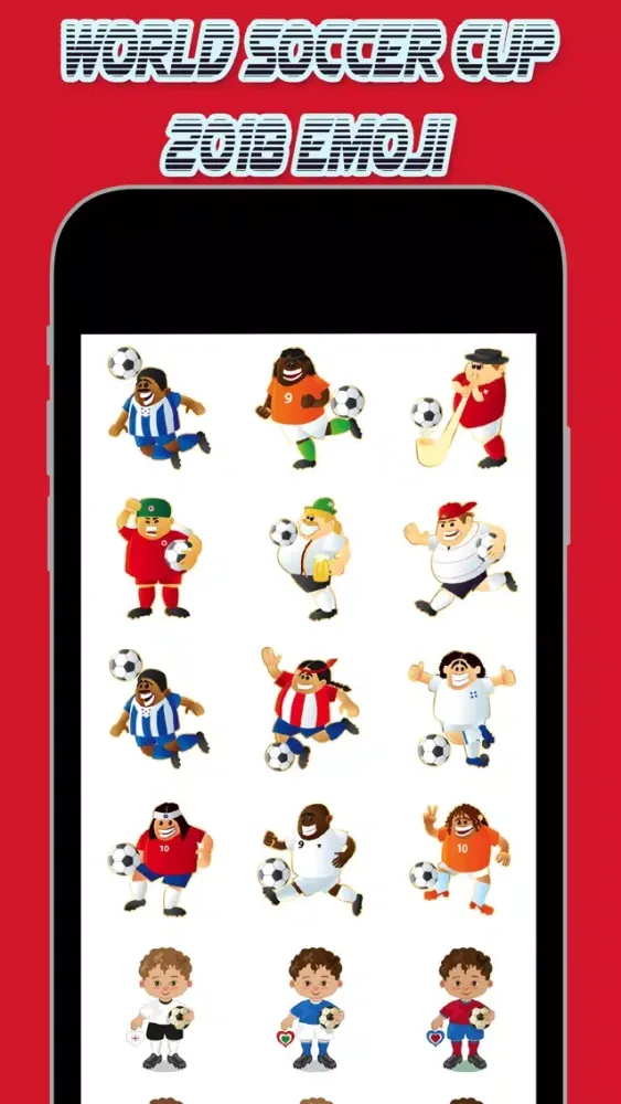 Screenshot di World Soccer Cup 2018 Emoji