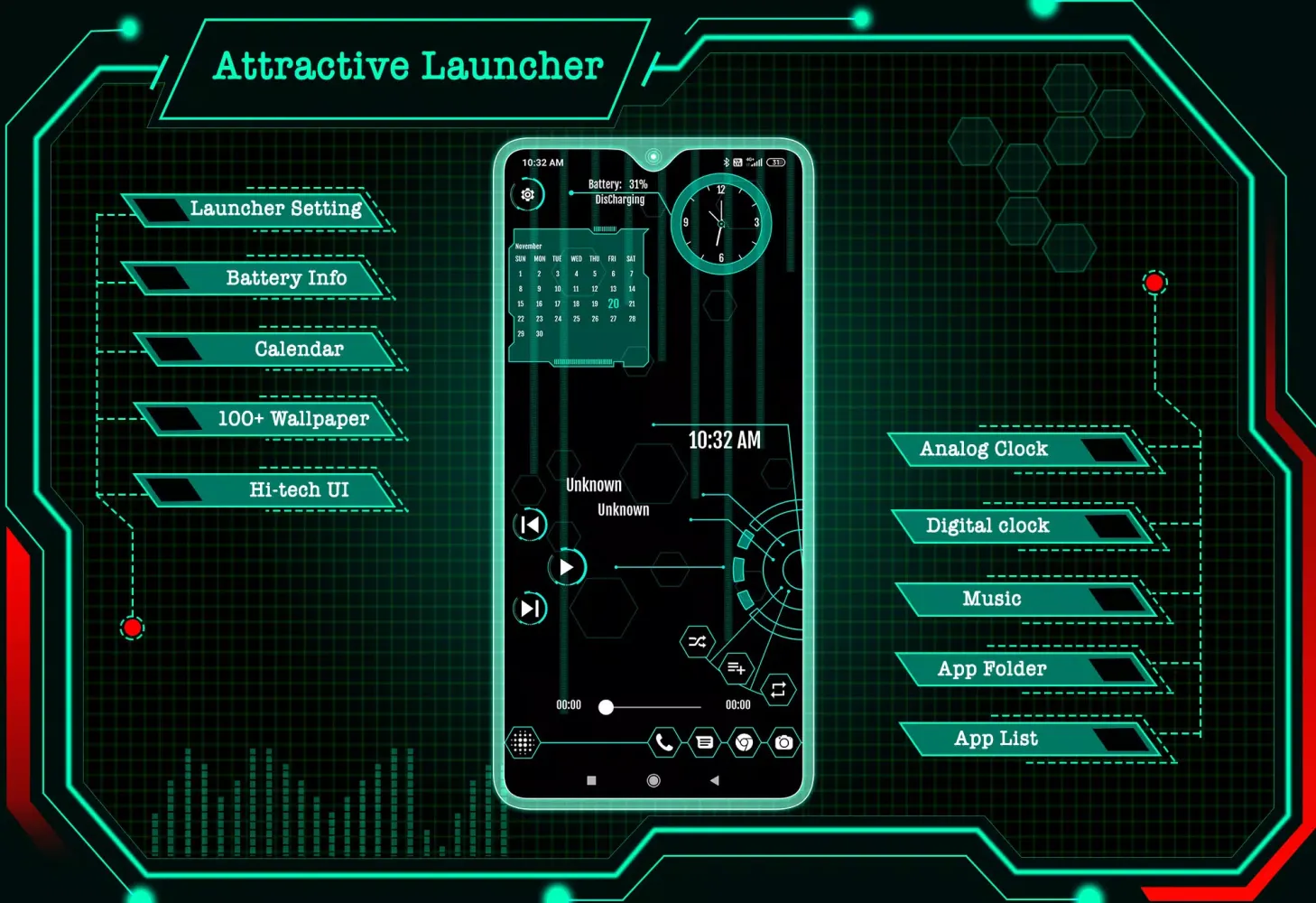 Скриншоты Attractive Launcher