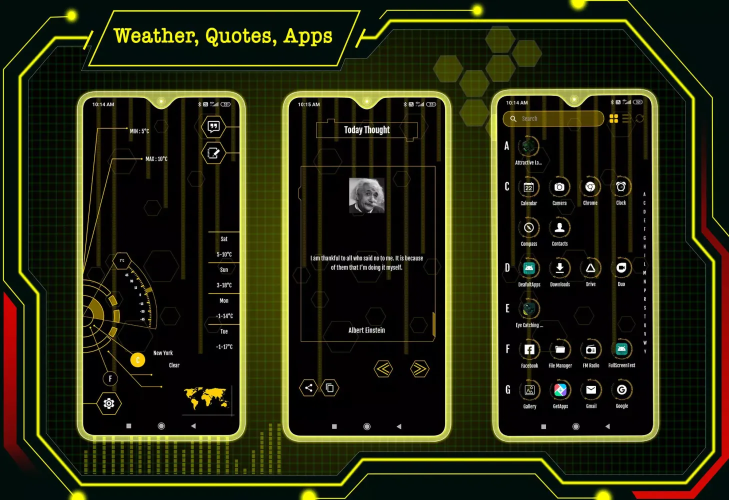 Скриншоты Attractive Launcher