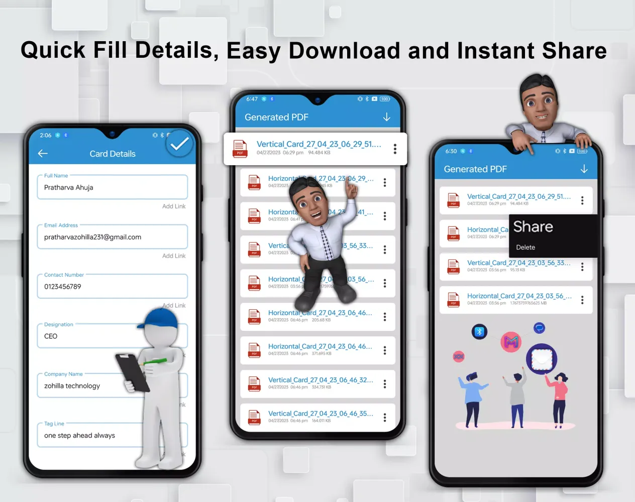صور Business Card Maker, Visting
