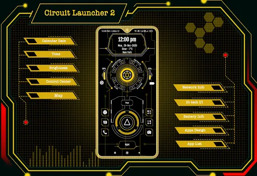 Circuit Launcher 2 - App lock Screenshots