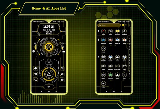 Circuit Launcher 2 - App lock Screenshots