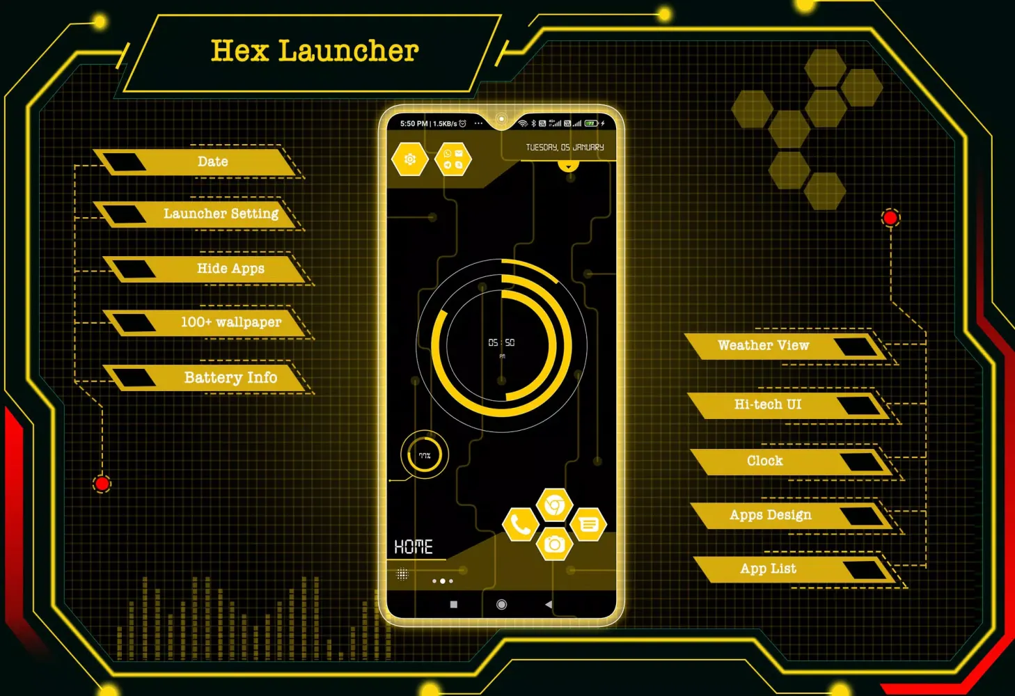 Hex Launcher应用截图