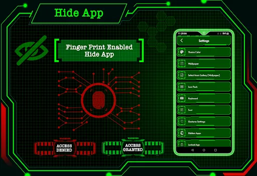 Hi-tech Launcher 2 - Future UI Screenshots