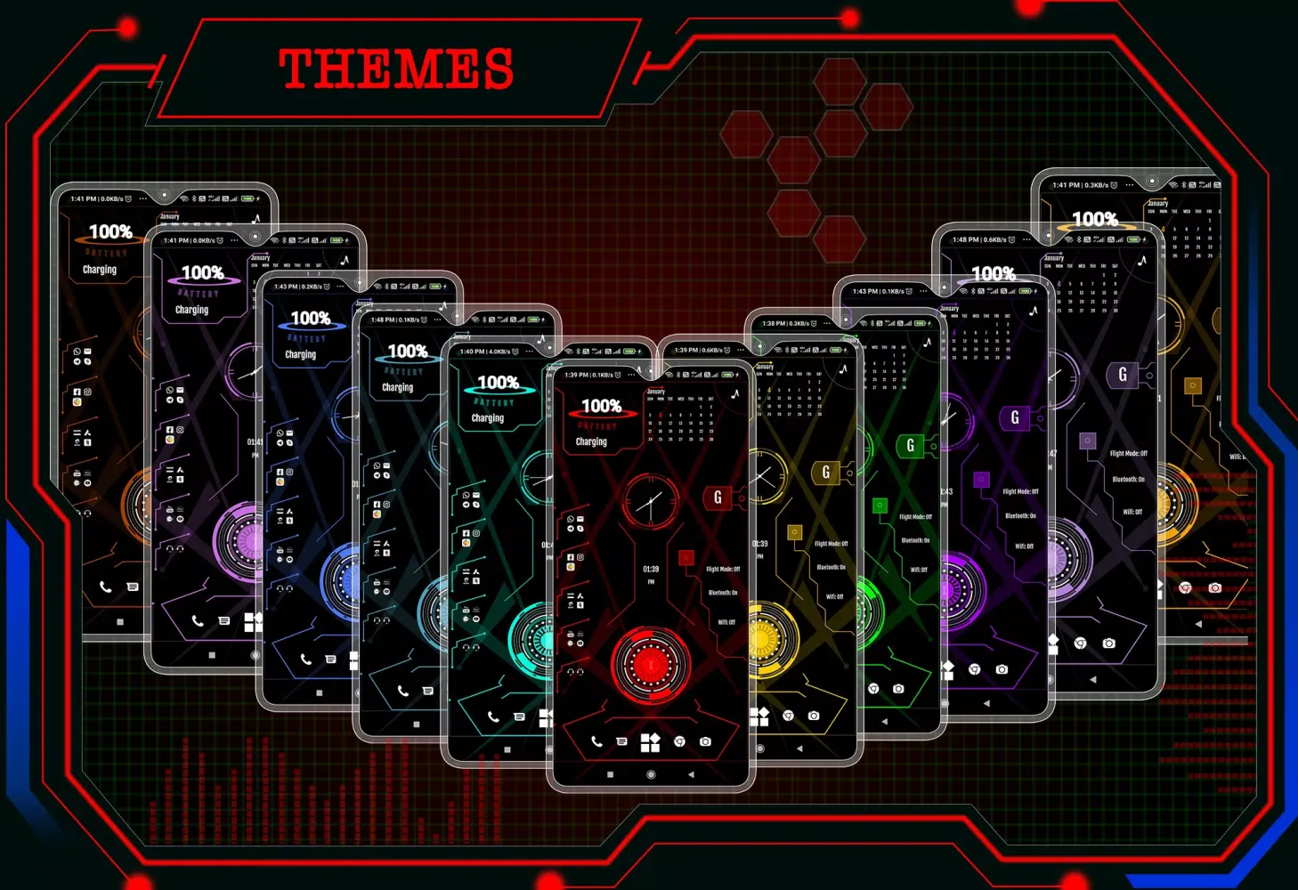 Modern Launcher 2 - AppLock Screenshots