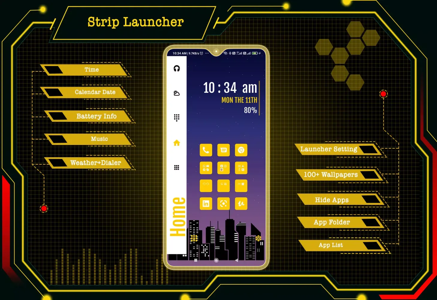 Strip Launcher 스크린샷