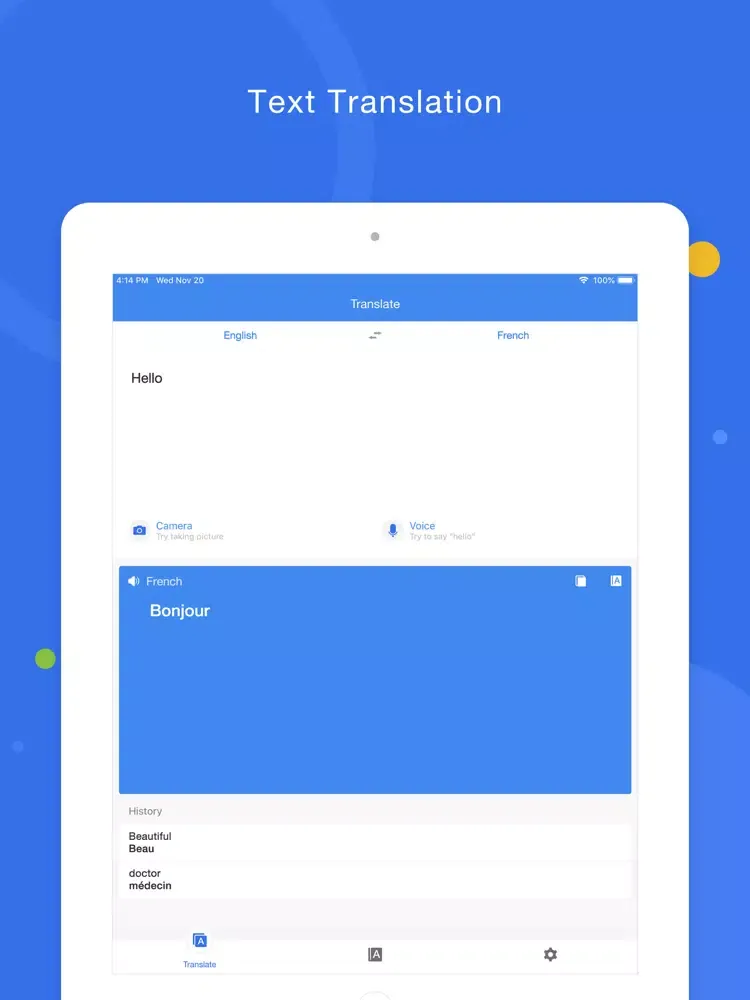 تصاویر Best Translator: Translate Now iPad 