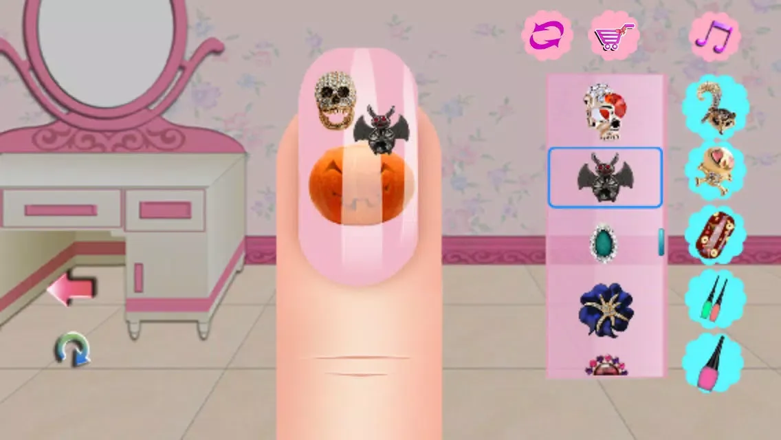Capturas de tela do Art Nail Salon:Happy Holidays Free-Dress Up Game