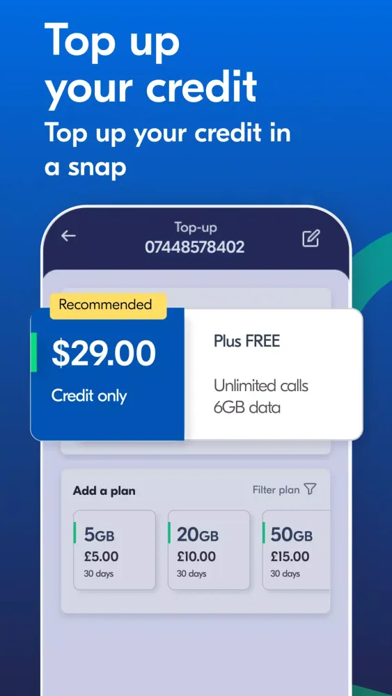 Lyca Mobile UK Ekran Görüntüleri