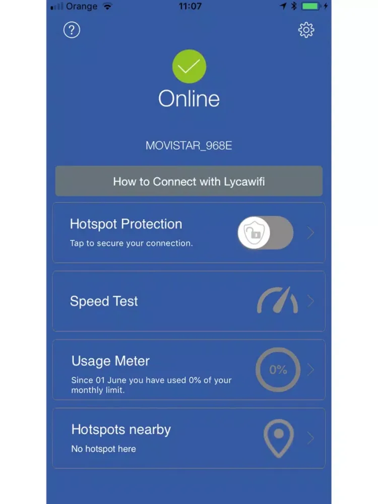 Lyca Wifi iPad  سکرین شاٹس