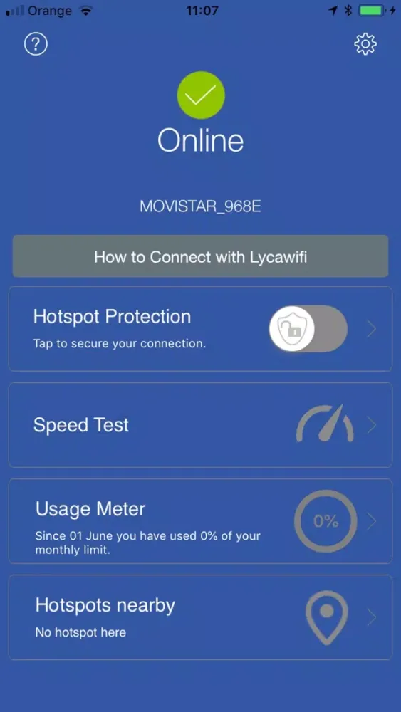 Lyca Wifi سکرین شاٹس