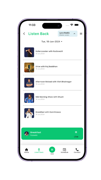 Lyca Radio سکرین شاٹس