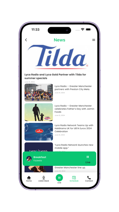 Lyca Radio سکرین شاٹس